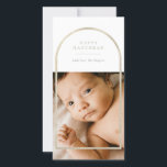 Golden Champagne Frame Hanukkah Photo Holiday Card<br><div class="desc">Elegant faux gold frame,  Happy Hanukkah Holiday photo card. Features,  single photo on front and two photo template spaces on back of card with coordinating champagne beige colour background.</div>