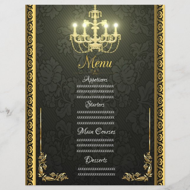 Golden chandelier (Front)