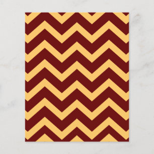 Golden chevron pattern scrapbook paper