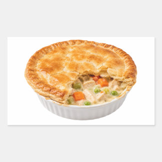 Golden Chicken Pot Pie With Crust Sticker
