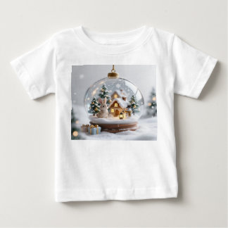 Golden Christmas Bell Baby Jersey T-Shirt