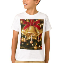 Golden Christmas Bells T-Shirt