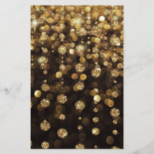 Golden Christmas Glitter Sparkles Flyer