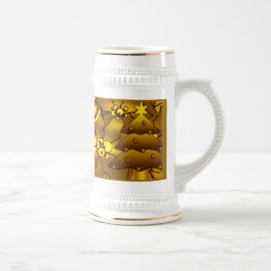 Golden Christmas Mug