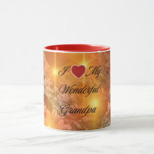 Golden Christmas Mug for Grandpa