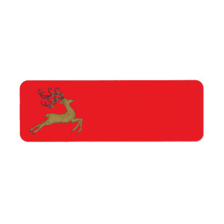 GOLDEN CHRISTMAS REINDEER