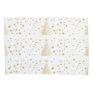 Golden Christmas Set - Single Pillowcase