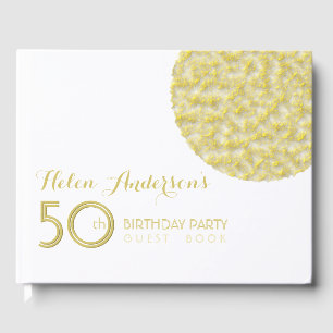 Golden Circle 50th Birthday Party Livre d'invité