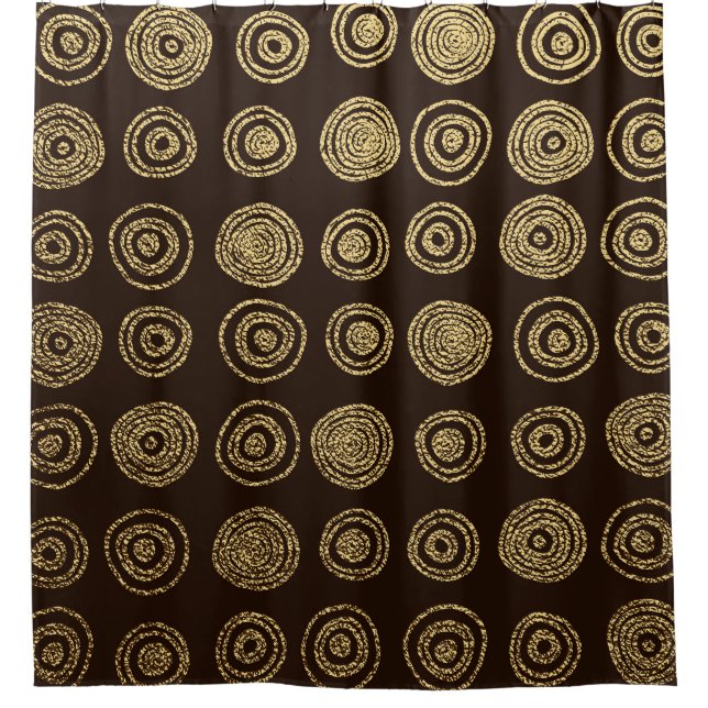 Golden Circles: Hand Drawn Pattern (Front)