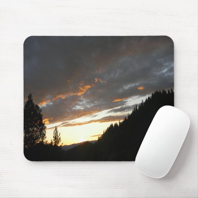 Golden Cloudy Sunset...... Mouse Pad (With Mouse)