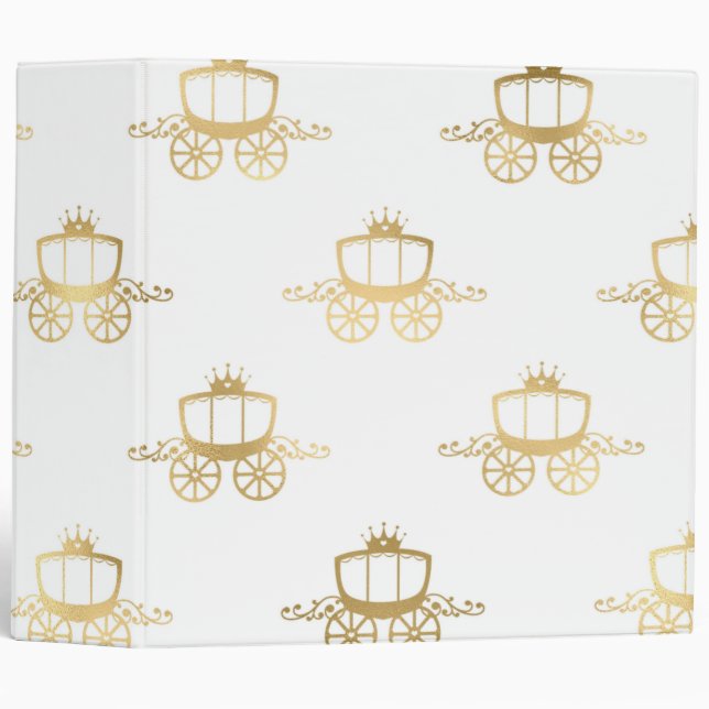 Golden Coaches Cinderella Princess Royal Magic Binder (Front/Spine)