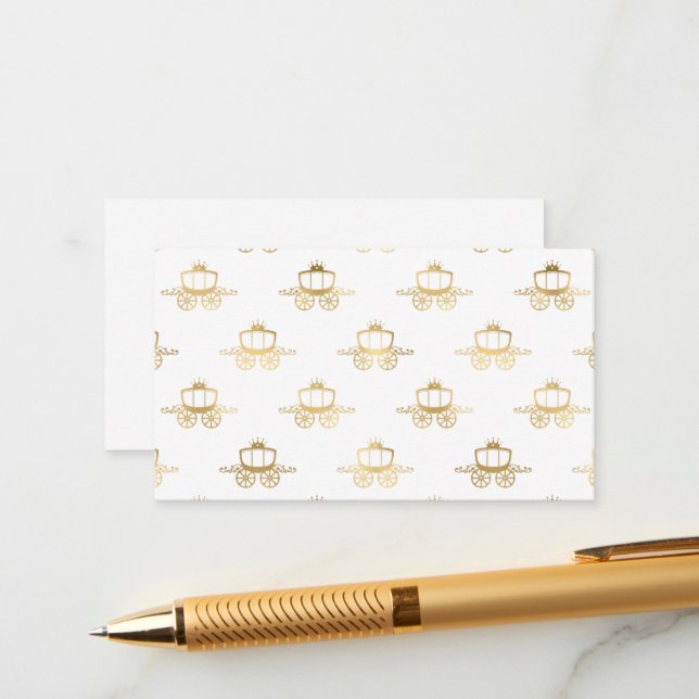 Golden Coaches Cinderella Princess Royal Magic Enclosure Card (Front/Back In Situ)