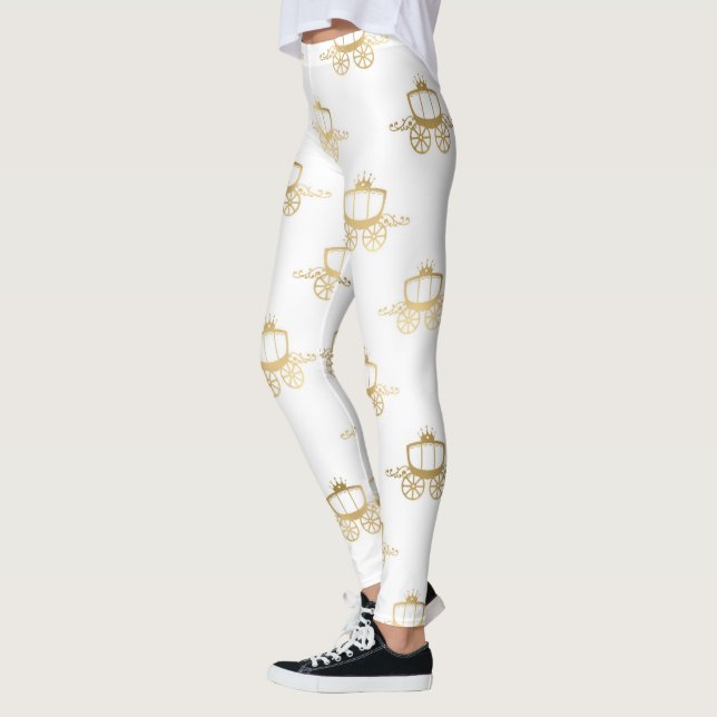 Golden Coaches Cinderella Princess Royal Magic Leggings (Left)