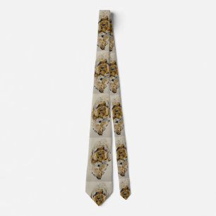 Golden Cockapoo tie