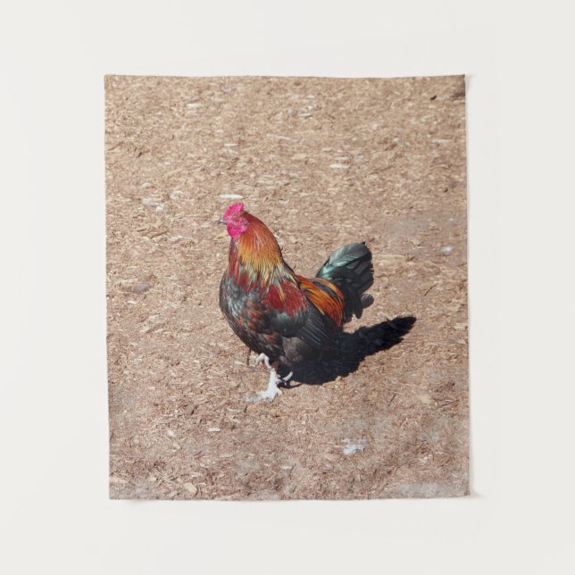 Golden Cockerel Rooster tapestry (Front)