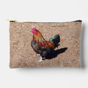 Golden Cockerel Rooster zipper bag