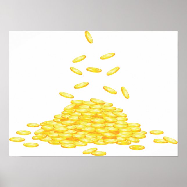 Golden Coins Poster (Front)