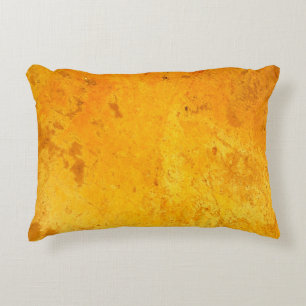 Golden color of Cement texture backgroundabstract, Accent Pillow