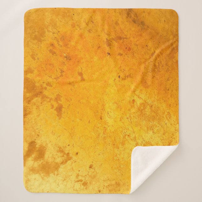 Golden color of Cement texture backgroundabstract, Sherpa Blanket (Front)