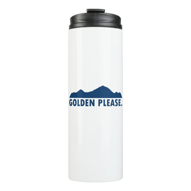 Golden Colorado Please Thermal Tumbler (Front)