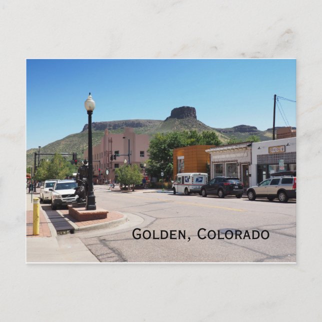 Golden Colorado Postcard (Front)