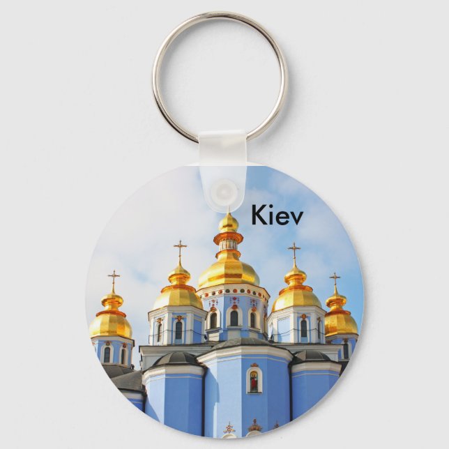 Golden copes of in cathedral in Kiev, Kiev Keychain (Front)