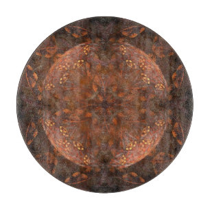 Golden Copper Shimmer Cutting Board