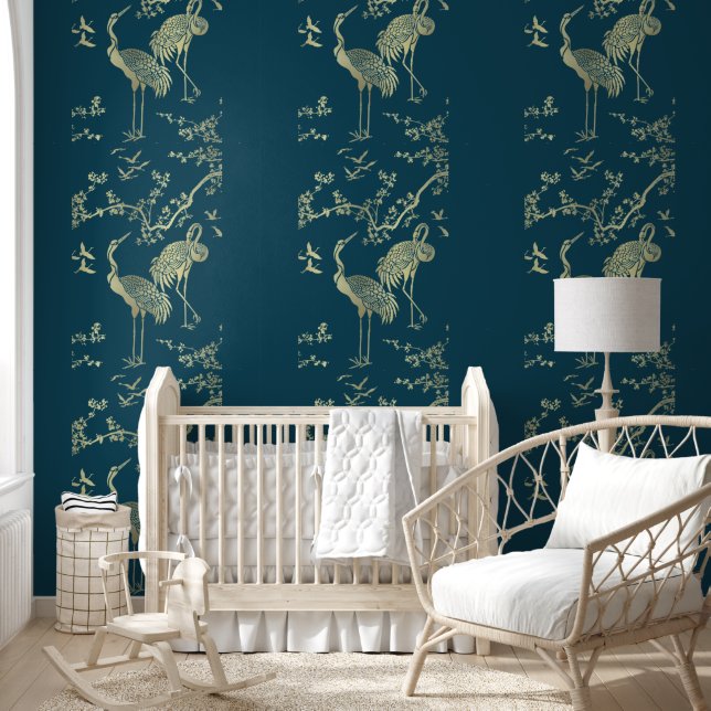 Golden cranes Art,  Wallpaper (Kids)