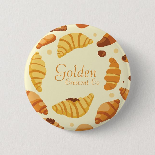 Golden Crescent Co 2 Inch Round Button (Front)