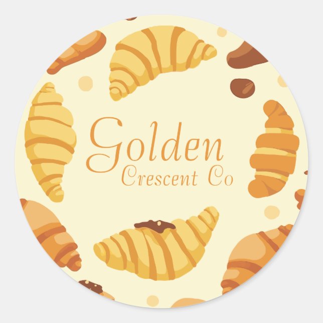 Golden Crescent Co Classic Round Sticker (Front)