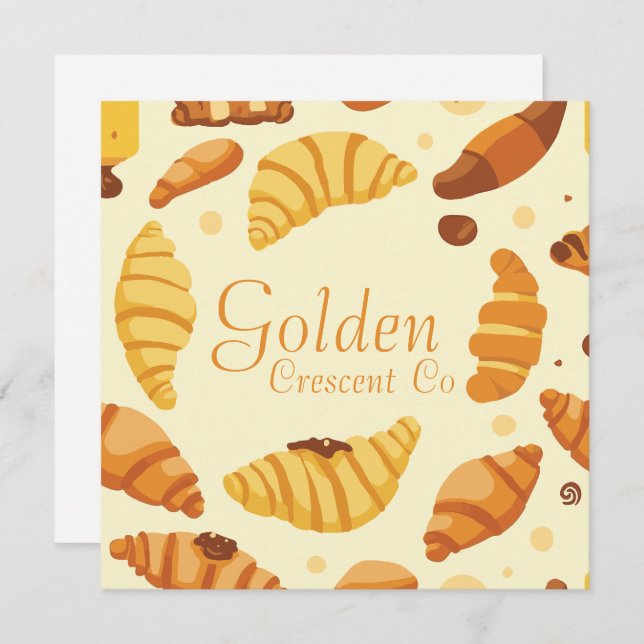 Golden Crescent Co Invitation (Front/Back)