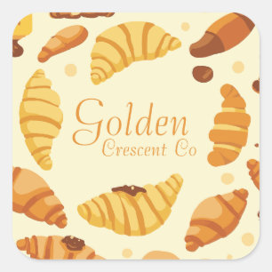 Golden Crescent Co Square Sticker