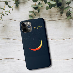 Golden Crescent Moon iPhone 11 Pro Case