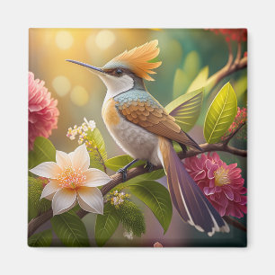 Golden Crested Honeyeater Fantasy Bird Magnet