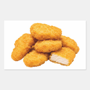 Golden Crispy Chicken Nuggets Food Sticker