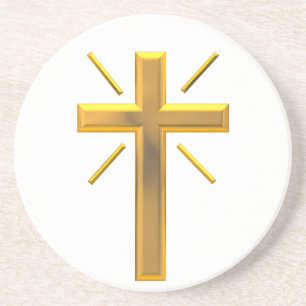 Golden Cross 4 Coaster