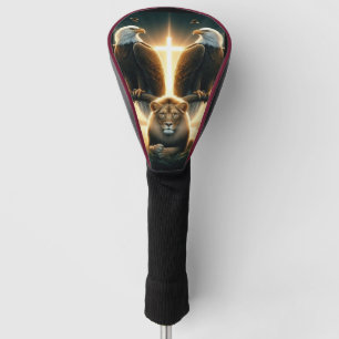 Golden Cross Double Eagle with Lion Pride Golf Head Cover