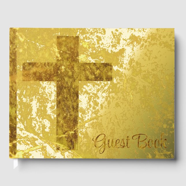 Golden Cross Guest Book (Front)
