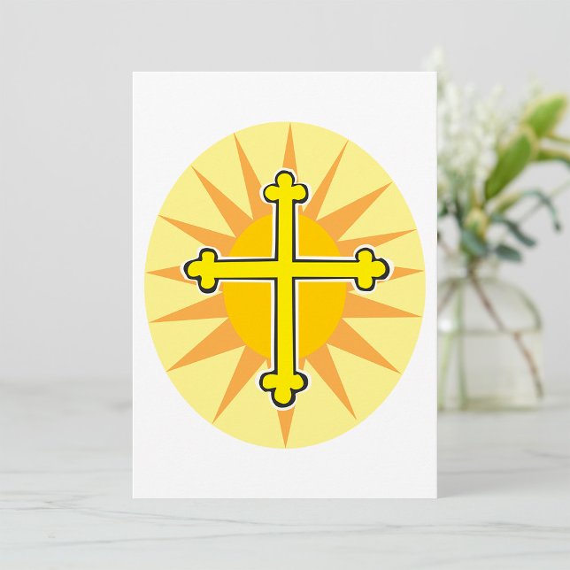 Golden Cross Invitation (Creator Uploaded)