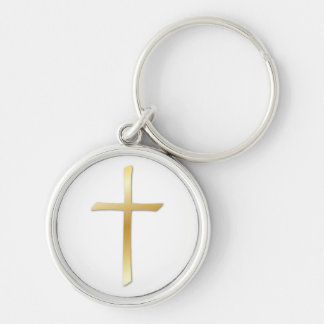 Golden Cross Keychain