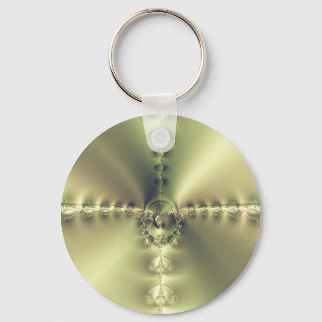 Golden Cross Keychain (Front)