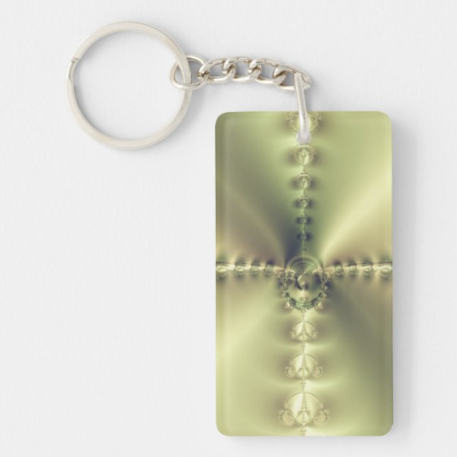 Golden Cross Keychain (Front)