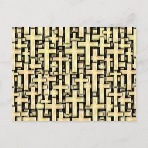 Golden Crosses Postcard