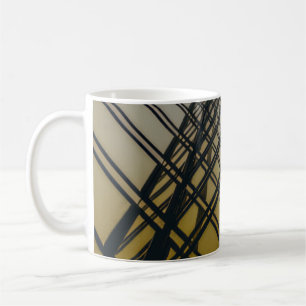 Golden Crosslines Coffee Mug