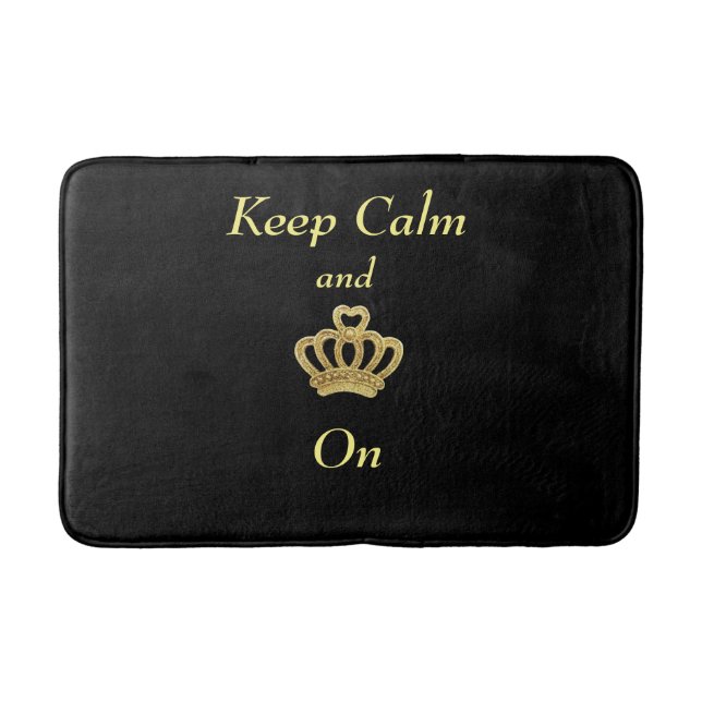 Golden Crown Bath Mat (Front)