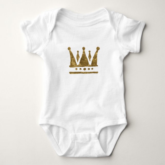Golden Crown Jersey Bodysuit (Front)