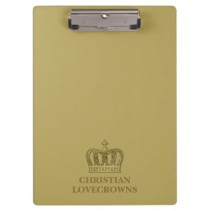 Golden Crown - luxury royal 1 Clipboard