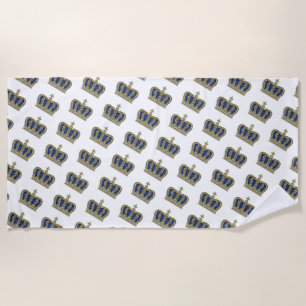 Golden Crown - luxury royal 5 Beach Towel