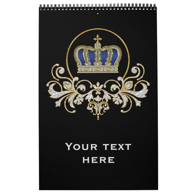 Golden Crown - luxury royal 5 Calendar (Cover)