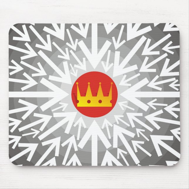 Golden crown mouse pad (Front)